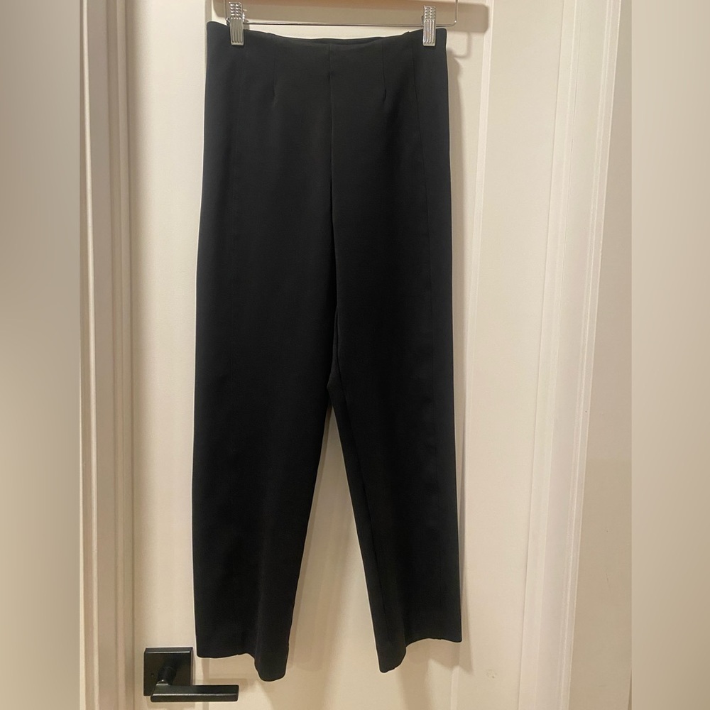 Express Black Columnist Straight High Rise Pants